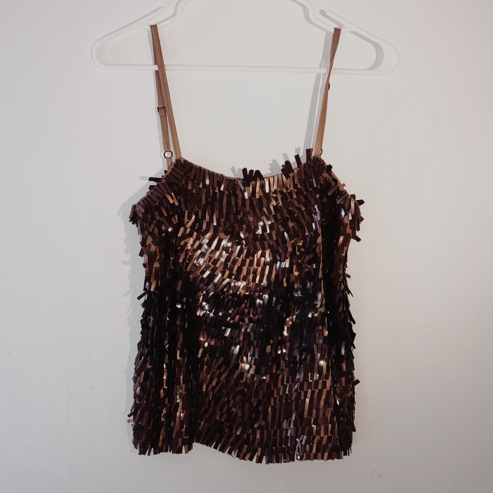 A+O Ombré Sequin Cami